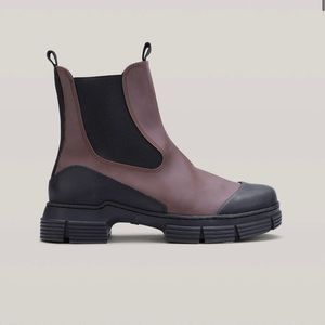 Ganni Rubber City Boot / New In Box